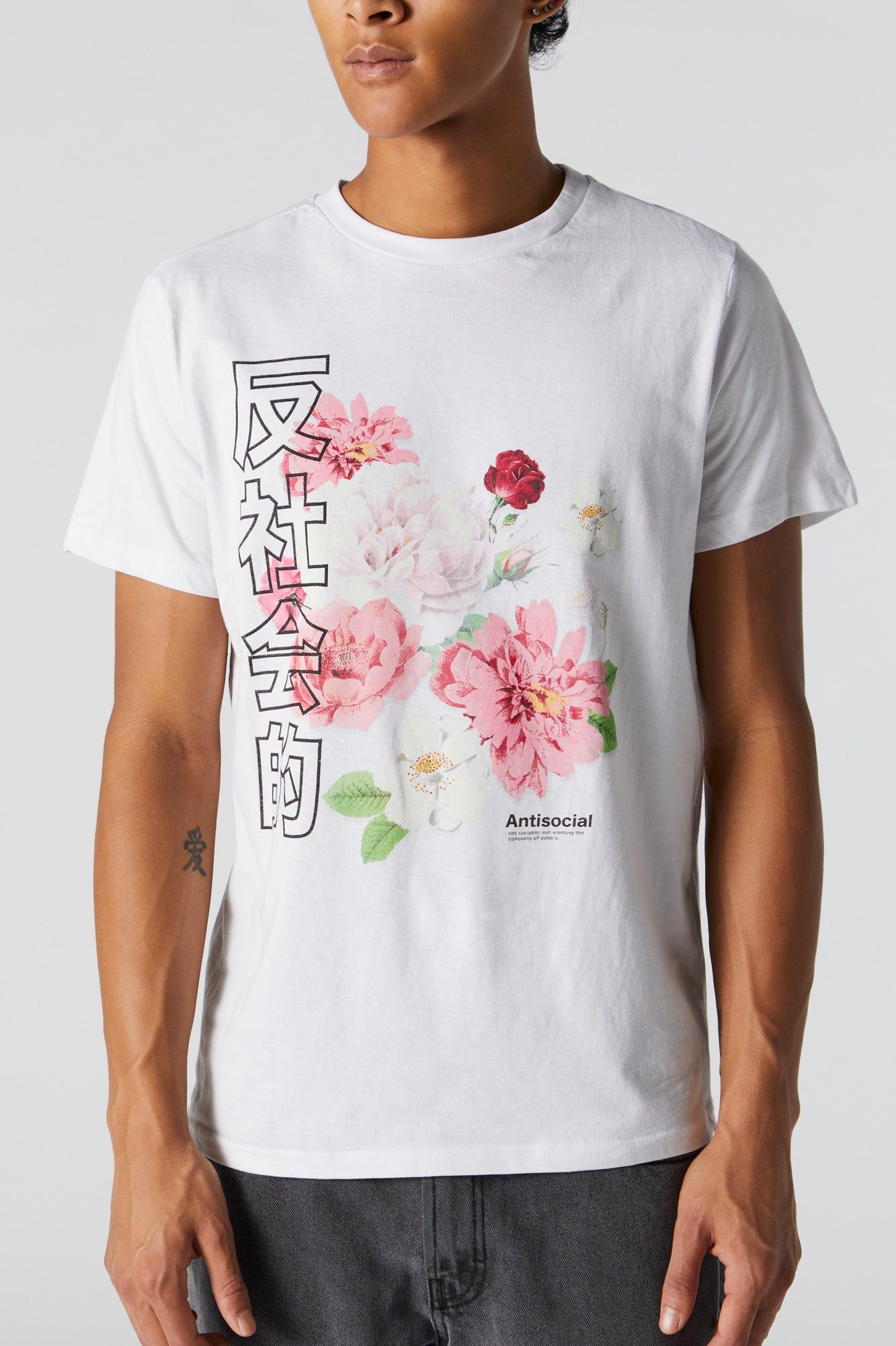T-shirt à imprimé Fleur sold by Urban Planet product image thumbnail 3
