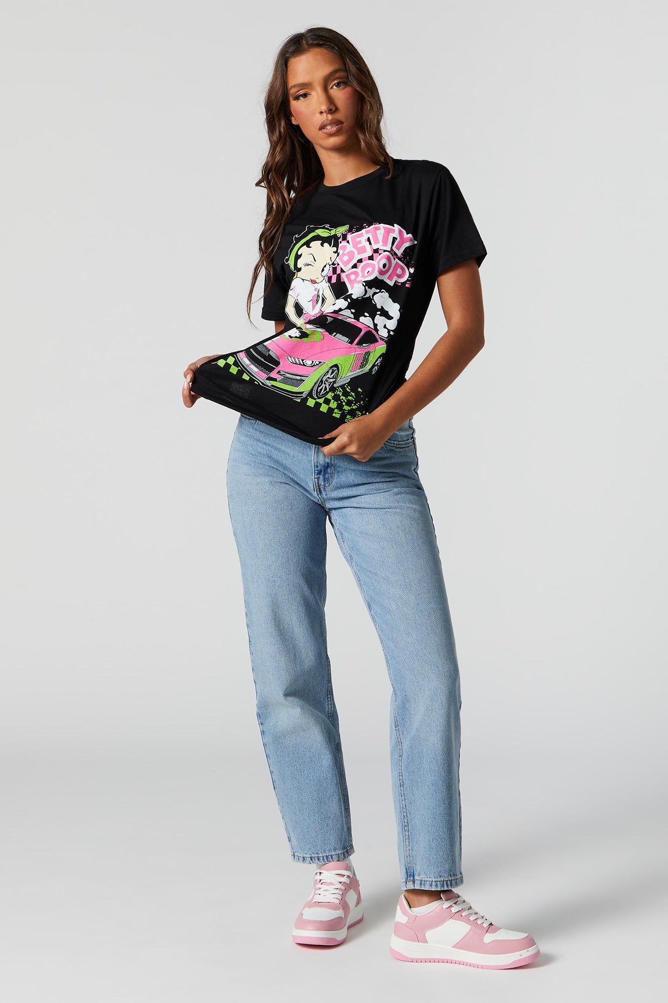 Betty Boop Graphic Boyfriend T-Shirt sold by Urban Planet product image thumbnail 3