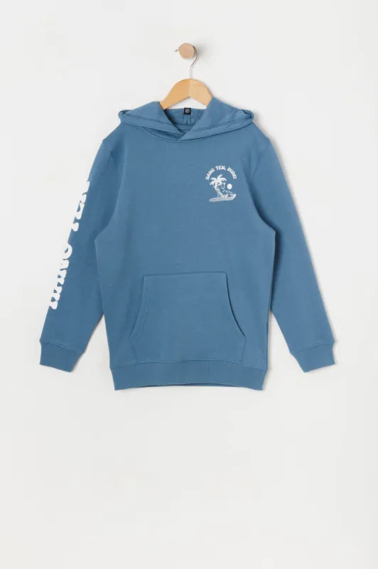 Boys Redondo Beach Graphic Fleece Hoodie made by Urban Planet