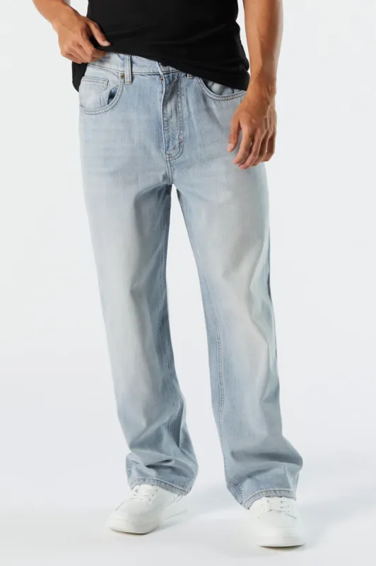 Jean ample délavé moyen sold by Urban Planet