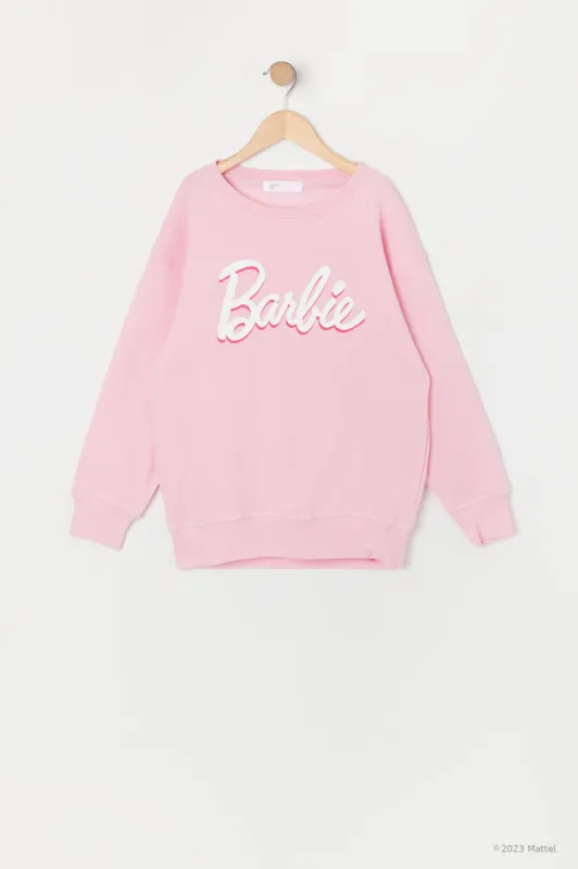 Barbie™ Girls Graphic Fleece Sweatshirt sold by Urban Planet