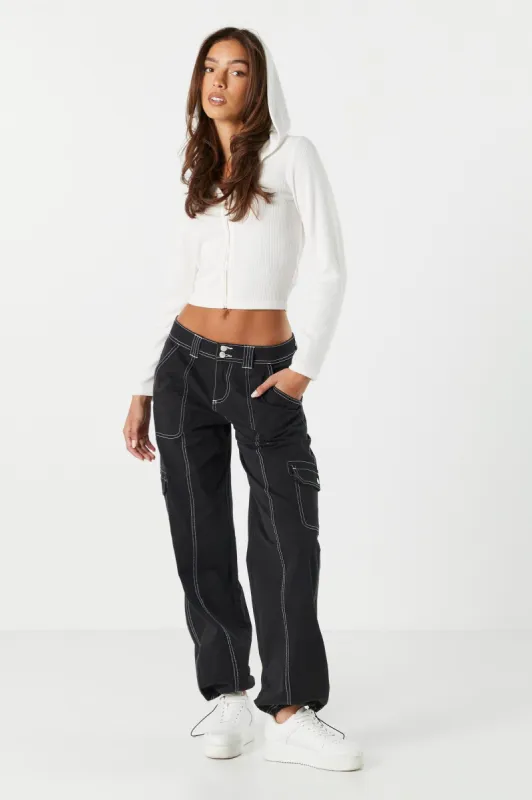 Low Rise Cargo Parachute Pant sold by Urban Planet