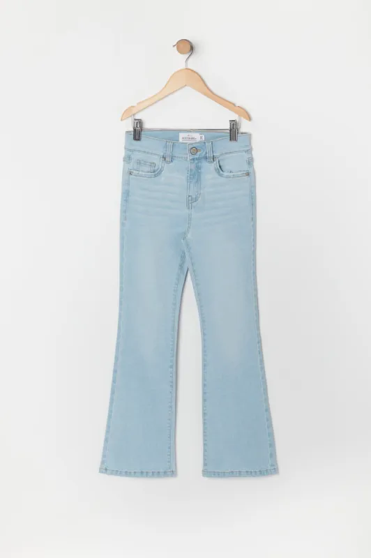Girls Austin Light Wash Flare Jean sold by Urban Planet