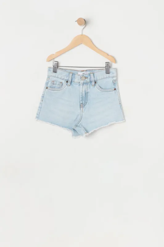 Girls Chelsea High-Rise Vintage Rip Short made by Urban Planet