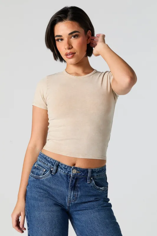 Washed Crewneck Baby T-Shirt sold by Urban Planet