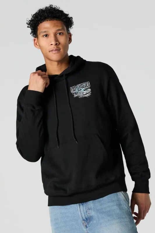 LA Racing Graphic Fleece Hoodie sold by Urban Planet