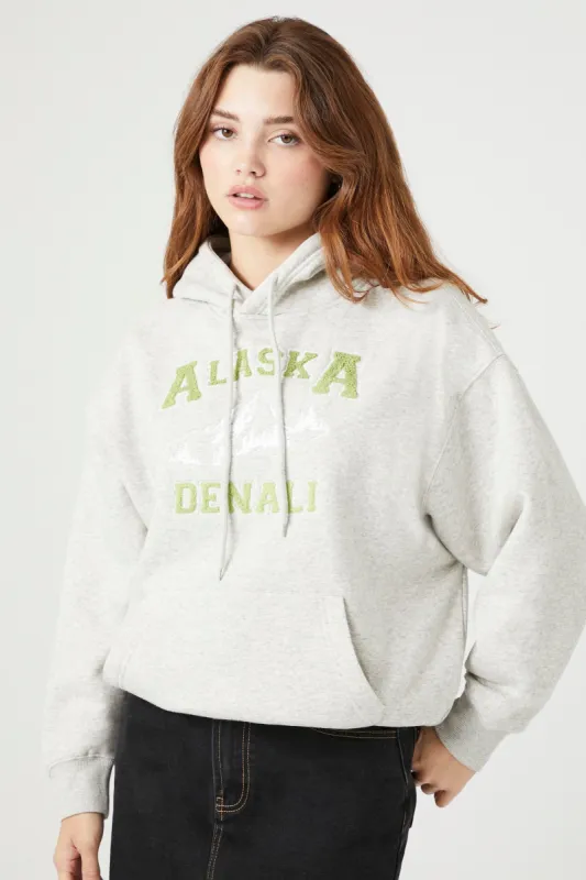 Alaska Chenille Embroidered Hoodie sold by Urban Planet