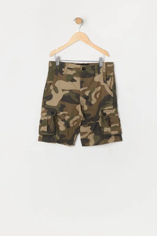 Boys Camo Cargo Short sold by Urban Planet