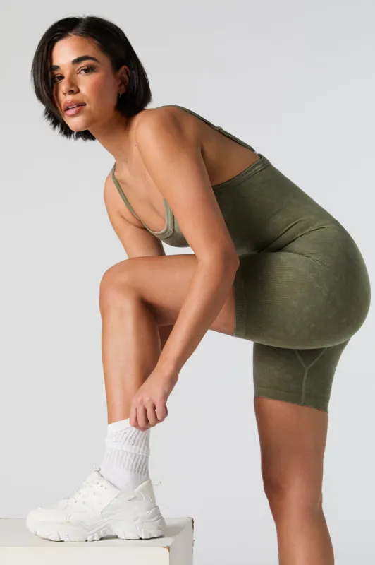 Washed Scoop Neck Romper sold by Urban Planet