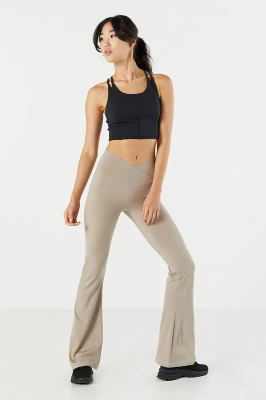 Surplice Waist Flare Pant sold by Urban Planet