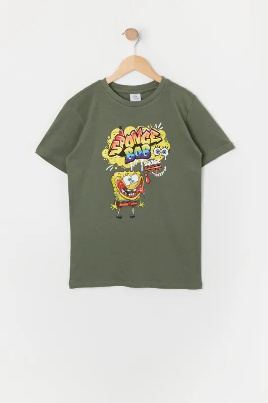 T-shirt à imprimé SpongeBob pour garçons sold by Urban Planet