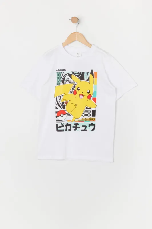 T-shirt à imprimé Pikachu pour garçons sold by Urban Planet