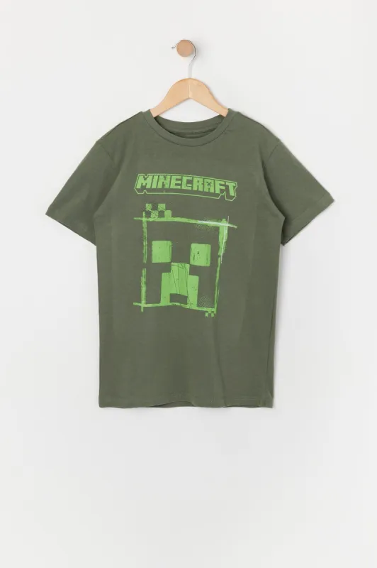 T-shirt à imprimé Minecraft pour garçons sold by Urban Planet