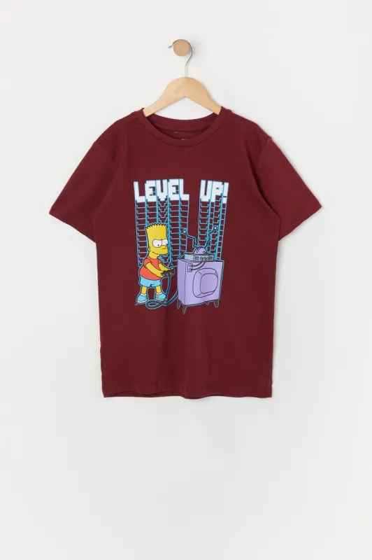 T-shirt à imprimé Bart Simpson pour garçons sold by Urban Planet