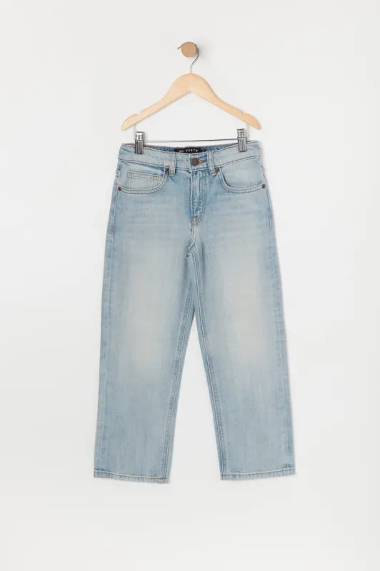 Boys Light Wash Loose Fit Jean sold by Urban Planet