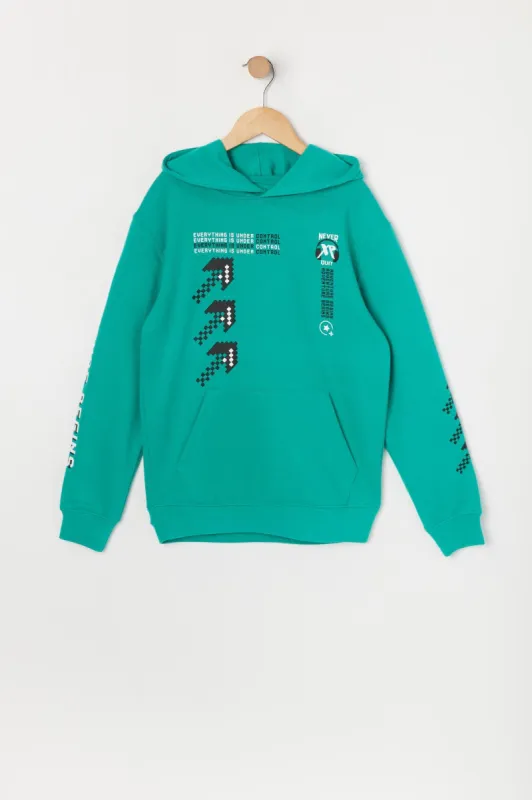 Boys Under Control Graphic Fleece Hoodie sold by Urban Planet