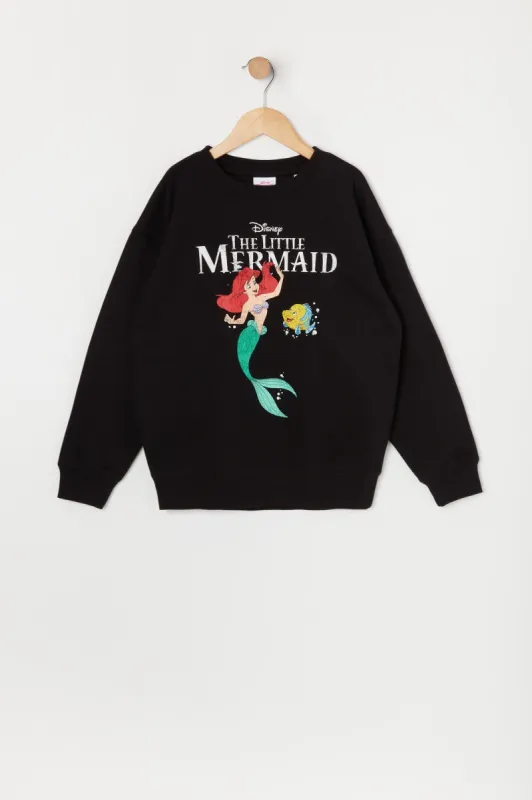 Girls The Little Mermaid Graphic Sweatshirt sold by Urban Planet