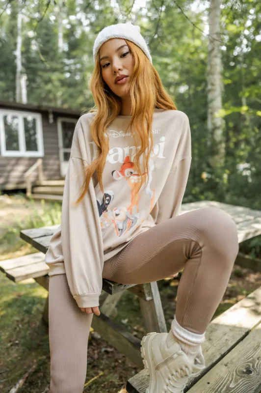 Bambi Graphic Fleece Sweatshirt sold by Urban Planet
