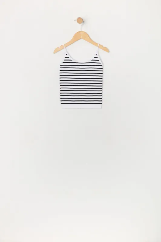 Girls Striped Seamless Bungee Tank sold by Urban Planet