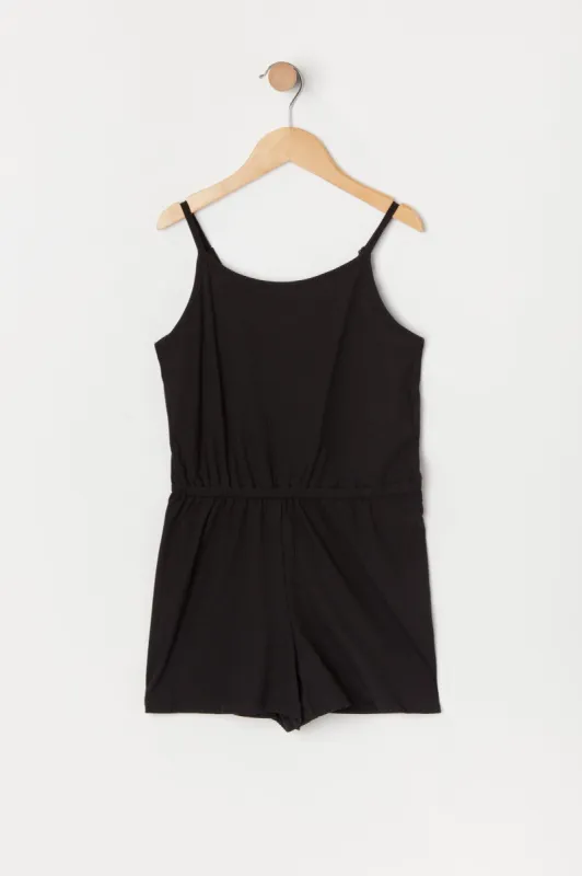 Girls Ribbed Cami Romper sold by Urban Planet