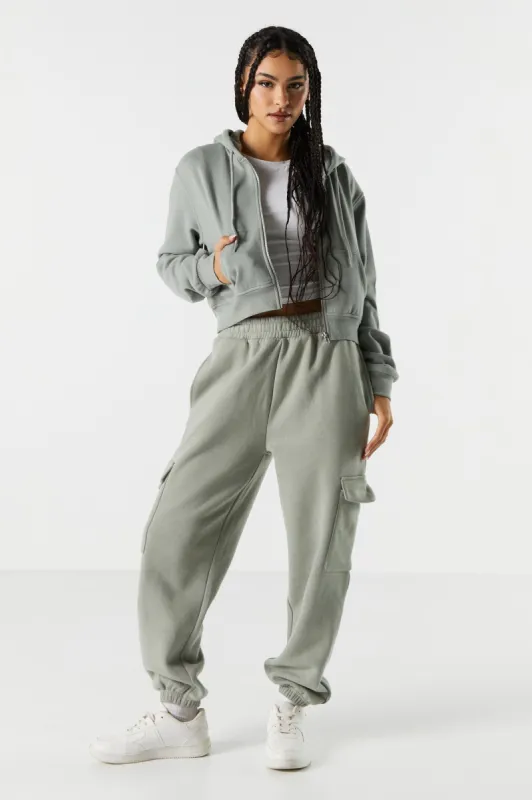 Pantalon en molleton de jogging cargo avec poches sold by Urban Planet