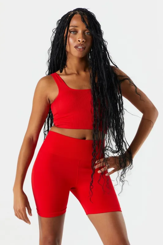 Seamless Ruched Biker Short sold by Urban Planet