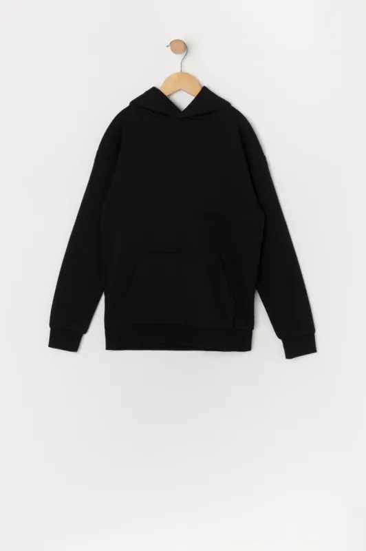Boys Solid Fleece Essential Hoodie sold by Urban Planet