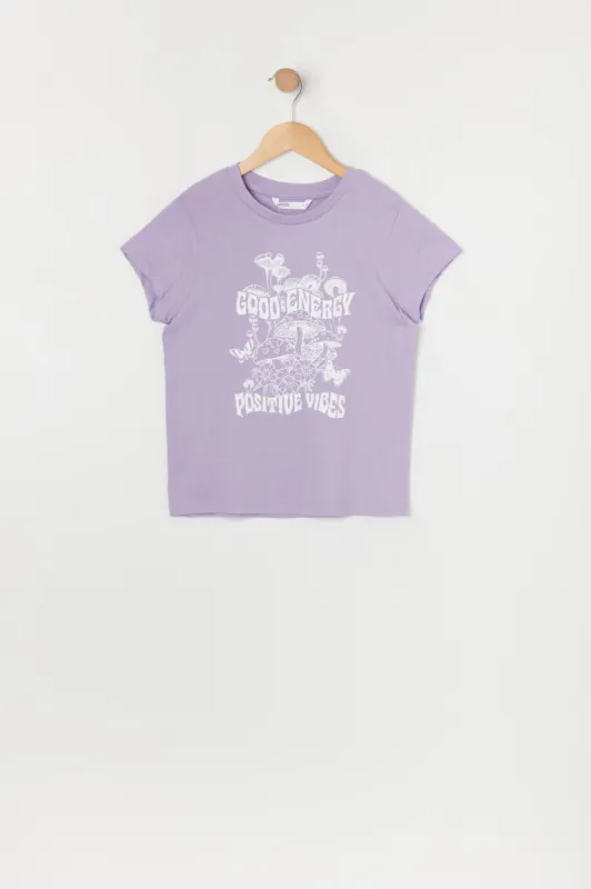 Girls Good Energy Graphic T-Shirt sold by Urban Planet