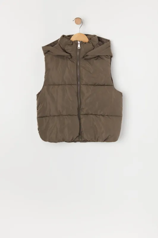 Girls Puffer Vest sold by Urban Planet