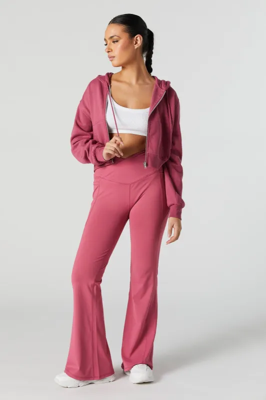 High Rise Active Flare Pant with Pocket sold by Urban Planet