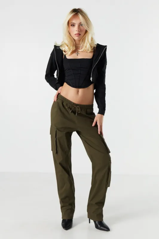 Multi Pocket Pull On Cargo Pant sold by Urban Planet