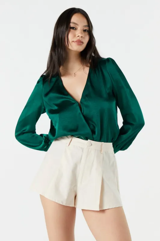 Maillot en satin à manches longues sold by Urban Planet