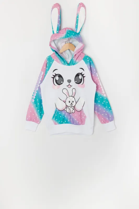 Girls Star Bunny Character Hoodie sold by Urban Planet