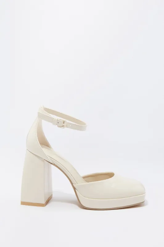 Escarpins plateforme avec brides aux chevilles sold by Urban Planet