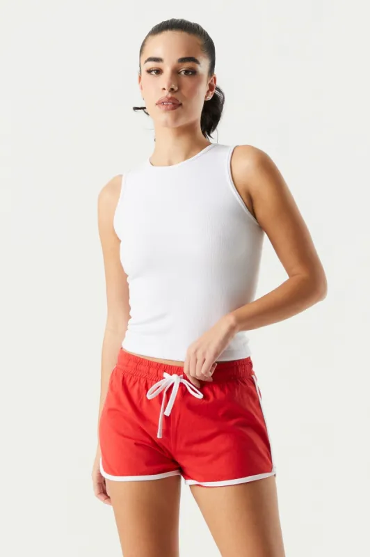 Coloured Solid Dolphin Short sold by Urban Planet