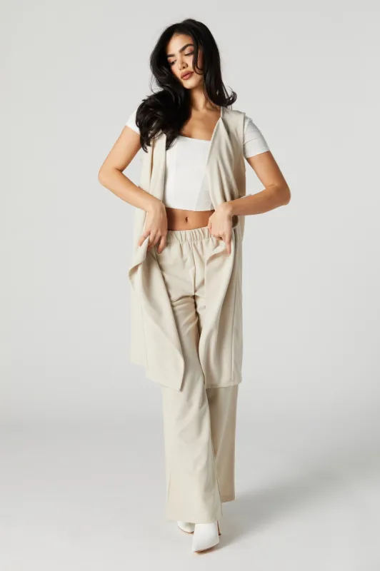 Veste asymétrique en crêpe sold by Urban Planet