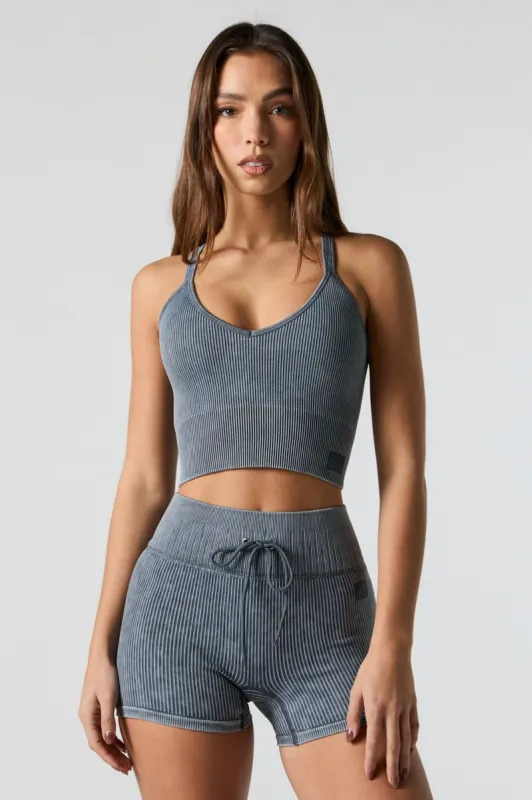 Sommer Ray Washed Seamless Ribbed Tank sold by Urban Planet