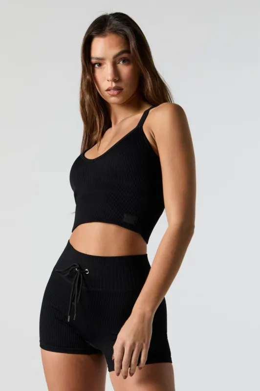 Débardeur Sommer Ray côtelé sans couture sold by Urban Planet