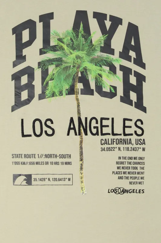 T-shirt à imprimé Los Angeles sold by Urban Planet