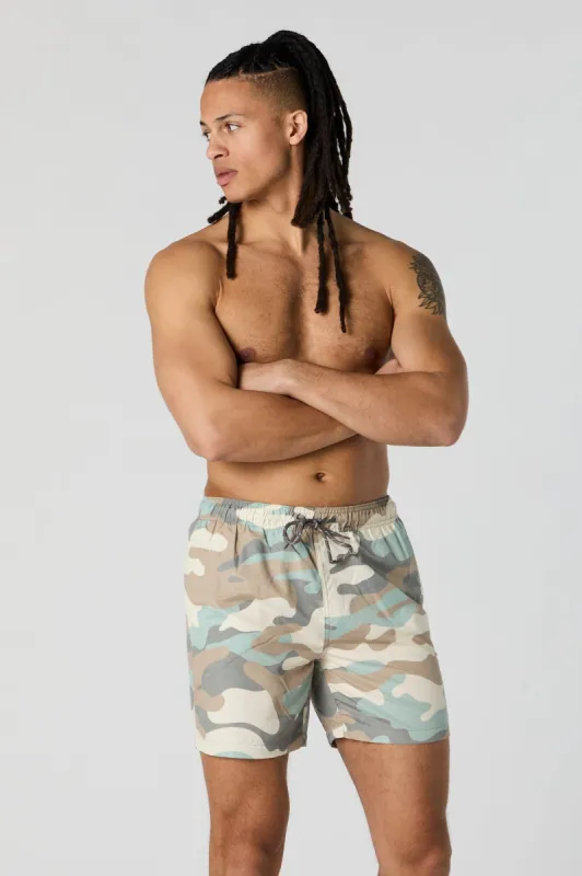 Camo Print Board Short sold by Urban Planet