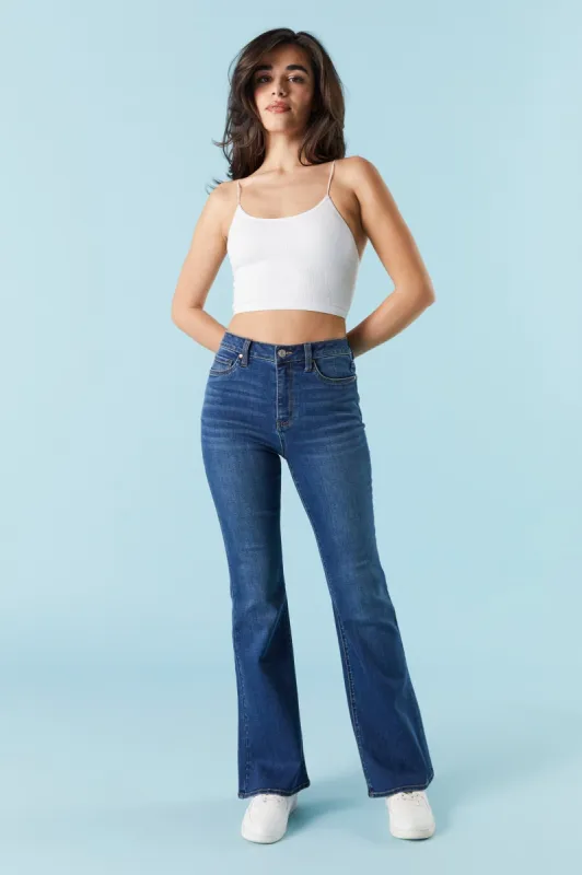 Jean à jambe évasée Austin délavé foncé sold by Urban Planet