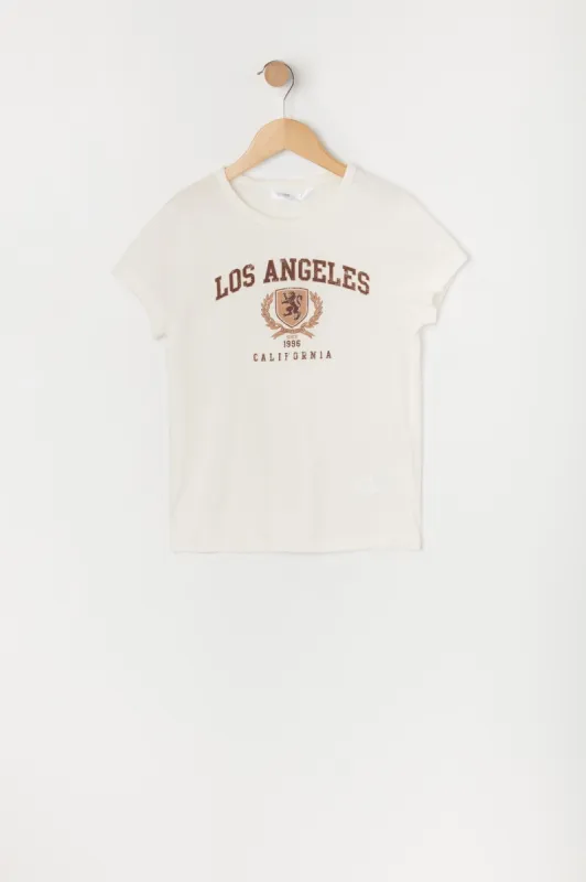 T-shirt à imprimé Los Angeles pour fille sold by Urban Planet