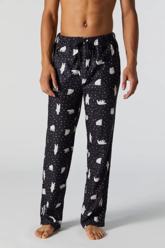 Pantalon de pyjama à imprimé Ours polaire sold by Urban Planet