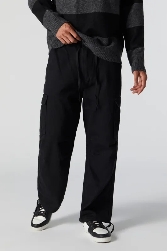 Denim Parachute Cargo Jogger sold by Urban Planet