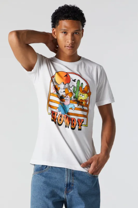 Howdy SpongeBob Graphic T-Shirt sold by Urban Planet