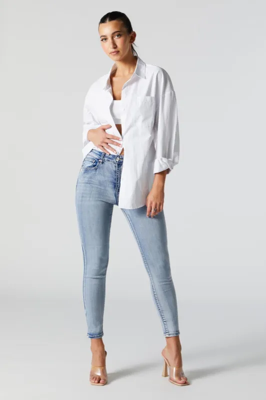 Light Wash Basic Skinny Jean sold by Urban Planet