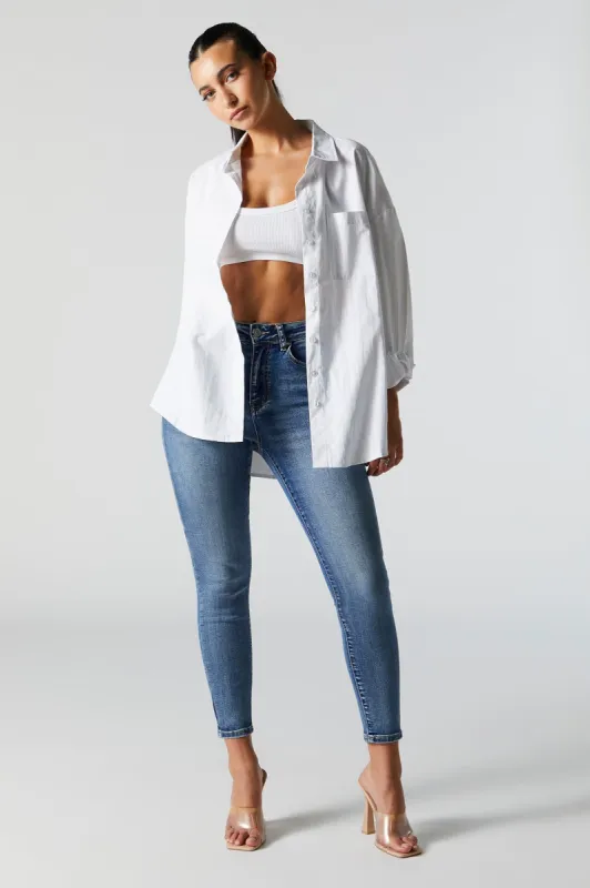 Medium Wash Basic Skinny Jean sold by Urban Planet