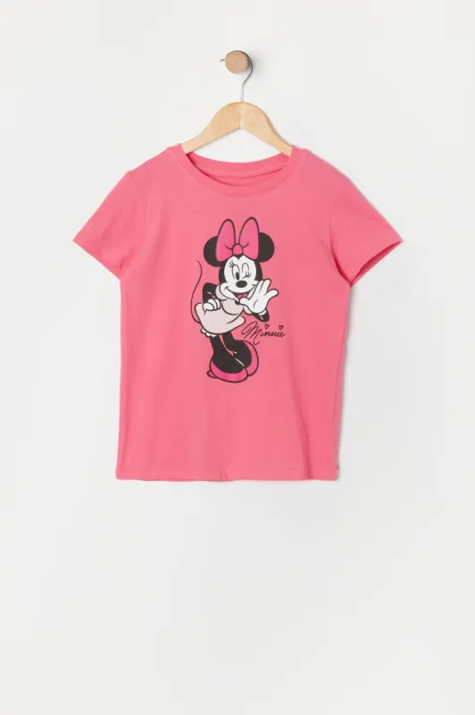 Girls Minnie Mouse Graphic T-Shirt sold by Urban Planet