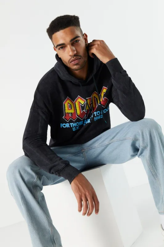 ACDC Graphic Fleece Hoodie sold by Urban Planet