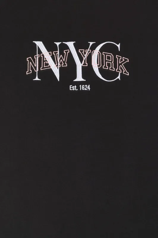 NYC Embroidered T-Shirt sold by Urban Planet